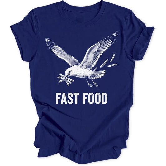 Fast Food Seagull Unisex T-Shirt - Wild Spirit