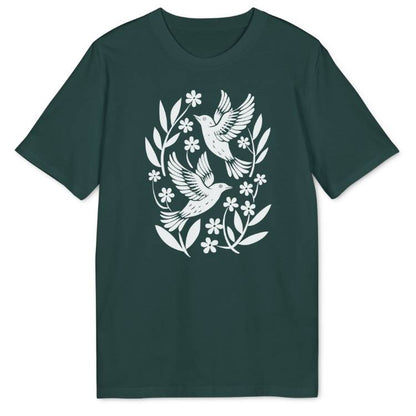 Floral Birds Bio T-Shirt - Wild Spirit