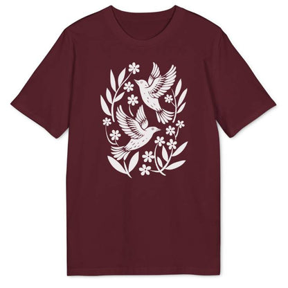 Floral Birds Bio T-Shirt - Wild Spirit