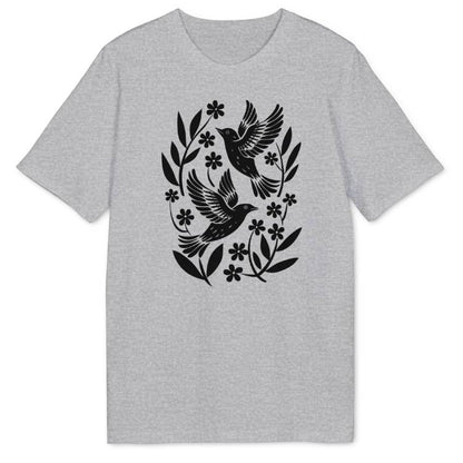Floral Birds Bio T-Shirt - Wild Spirit