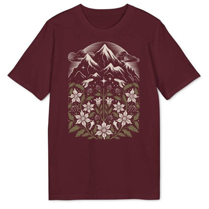 Floral Mountain Bio T-Shirt - Wild Spirit