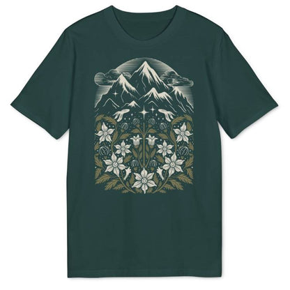 Floral Mountain Bio T-Shirt - Wild Spirit