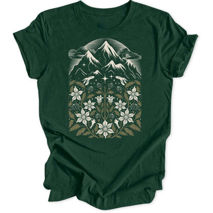 Floral Mountain Unisex T-Shirt - Wild Spirit