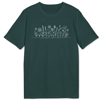 Flower Line Bio T-Shirt - Wild Spirit