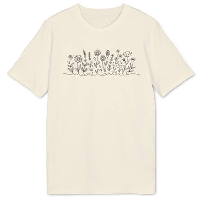 Flower Line Bio T-Shirt - Wild Spirit
