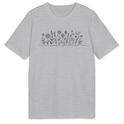 Flower Line Bio T-Shirt - Wild Spirit