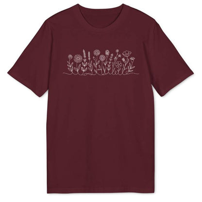 Flower Line Bio T-Shirt - Wild Spirit