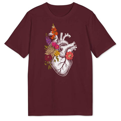 Flowers In My Heart Bio T-Shirt - Wild Spirit