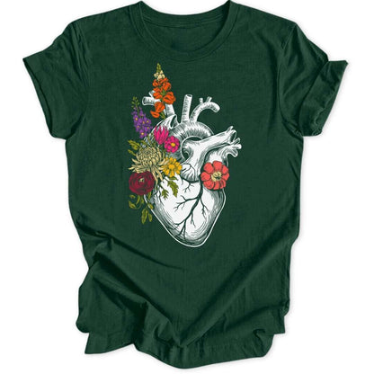 Flowers In My Heart Unisex T-Shirt - Wild Spirit