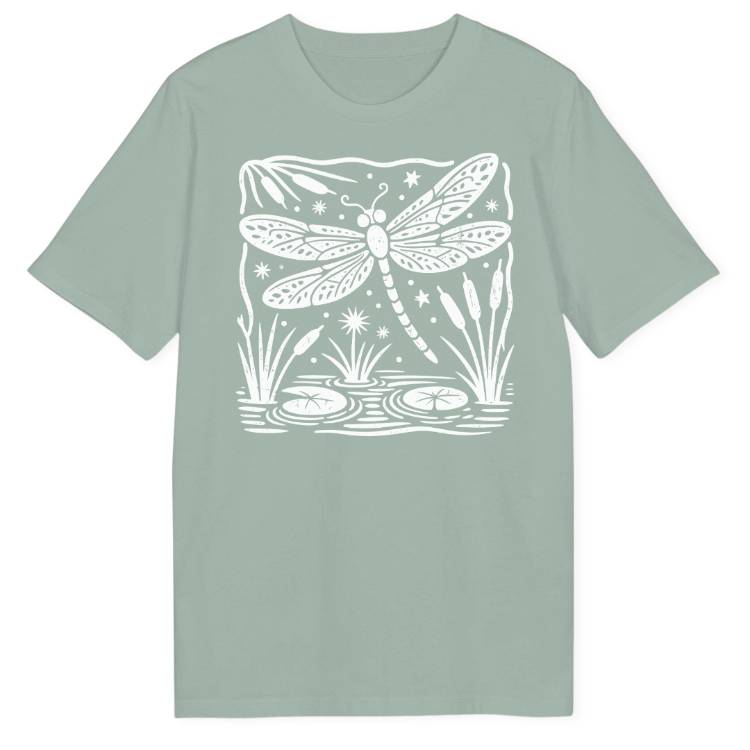 Folk Art Dragonfly Bio T-Shirt - Wild Spirit