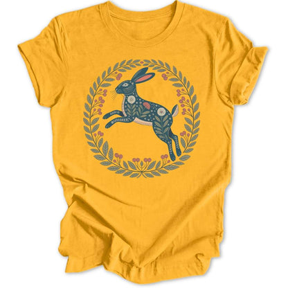 Folk Art Hase Unisex T-Shirt - Wild Spirit