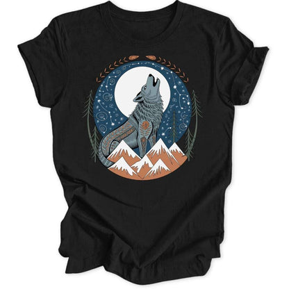 Folk Art Howl Unisex T-Shirt - Wild Spirit
