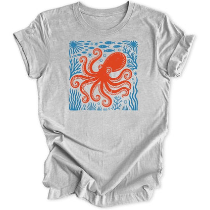 Folk Art Octopus Unisex T-Shirt - Wild Spirit