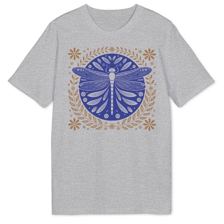 Folky Dragonfly Bio T-Shirt - Wild Spirit