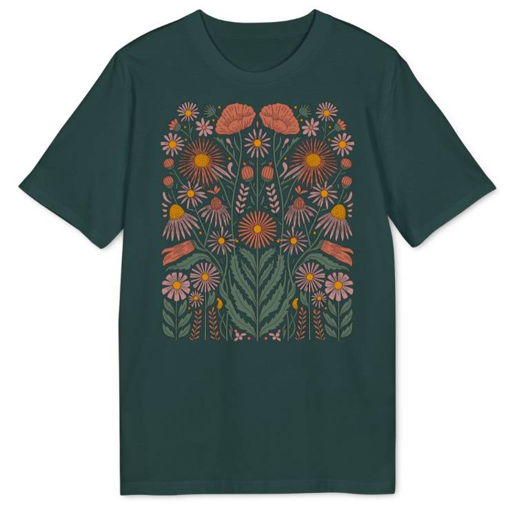 Folky Meadow Bio T-Shirt - Wild Spirit