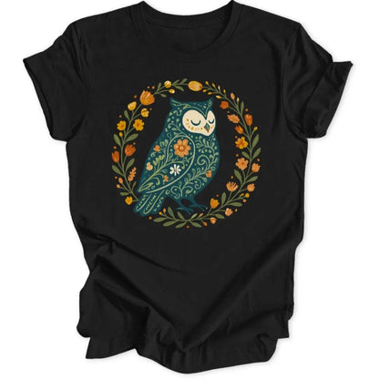 Folky Owl Unisex T-Shirt - Wild Spirit