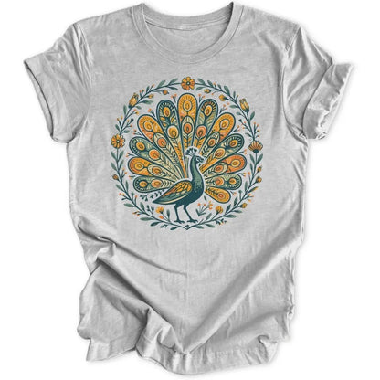 Folky Peacock Unisex T-Shirt - Wild Spirit