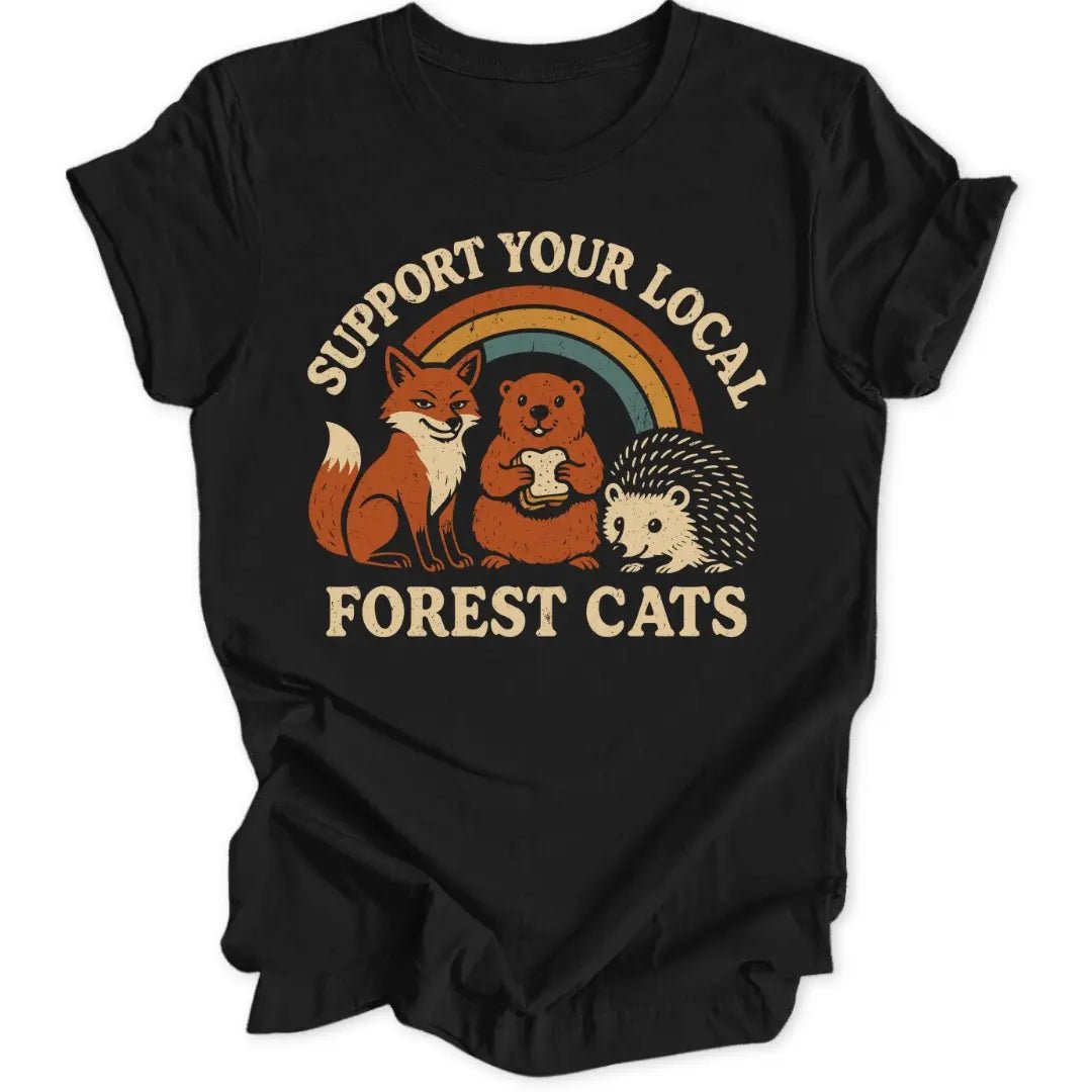 Forest Cats Unisex T-Shirt - Wild Spirit
