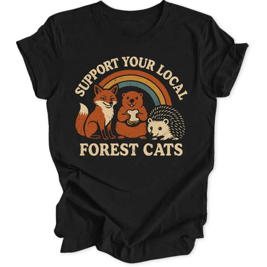 Forest Cats Unisex T-Shirt - Wild Spirit