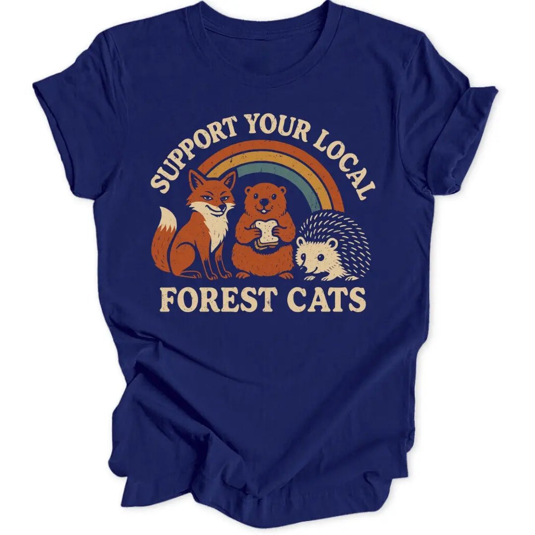 Forest Cats Unisex T-Shirt - Wild Spirit
