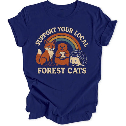 Forest Cats Unisex T-Shirt - Wild Spirit