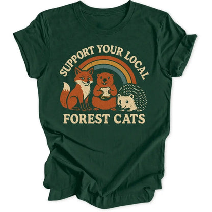 Forest Cats Unisex T-Shirt - Wild Spirit