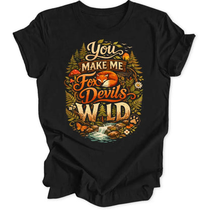 Fox Devils Wild Graphic Unisex T-Shirt - Wild Spirit