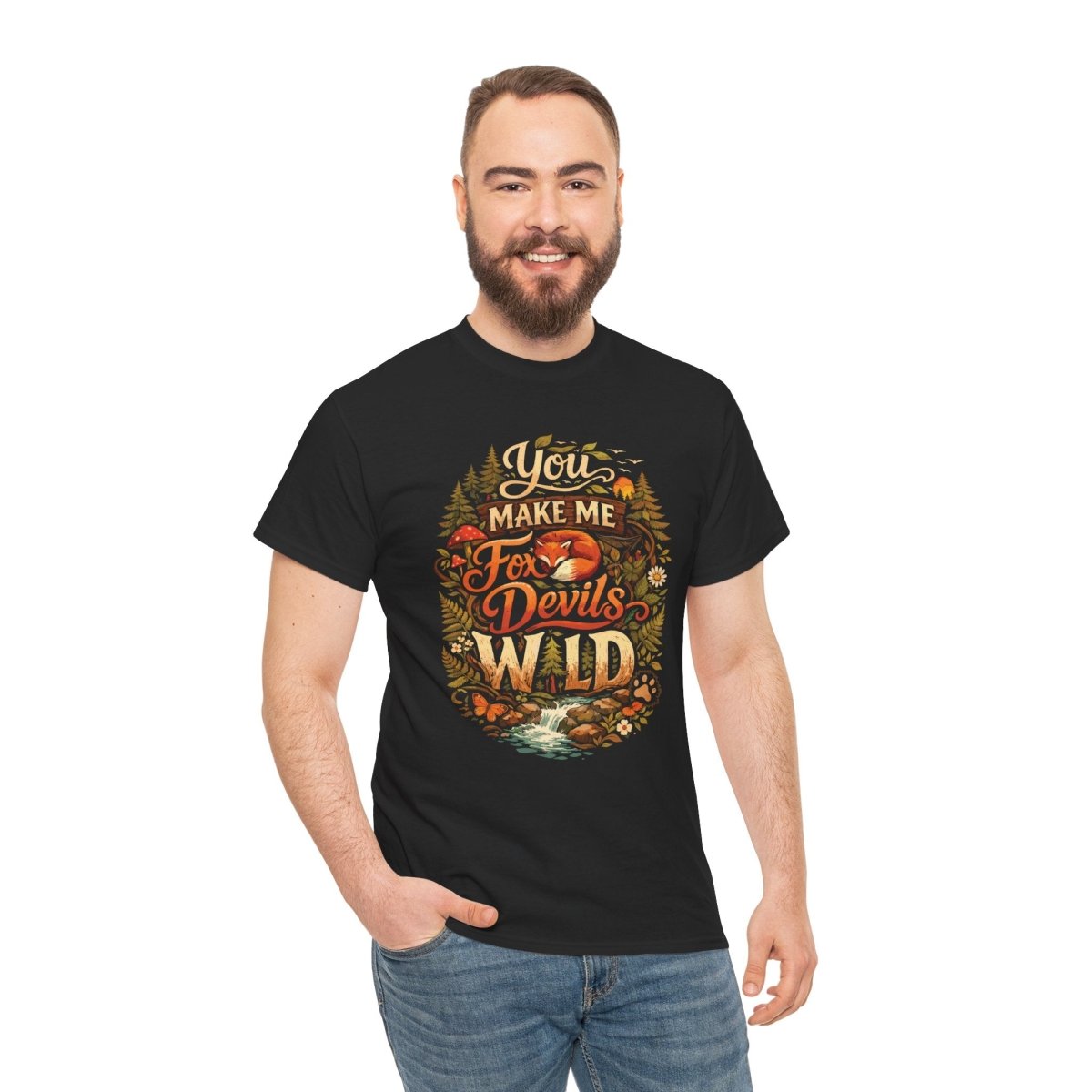 Fox Devils Wild Graphic Unisex T-Shirt - Wild Spirit