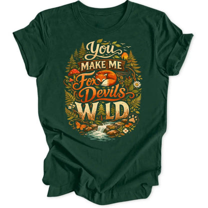 Fox Devils Wild Graphic Unisex T-Shirt - Wild Spirit
