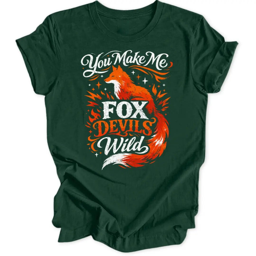 Fox Devils Wild Unisex T-Shirt - Wild Spirit