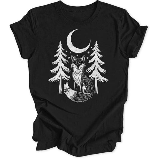 Fox Night Unisex T-Shirt - Wild Spirit
