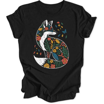 Fuchs Garten Unisex T-Shirt T-Shirt Schwarz / S