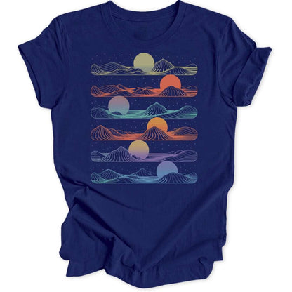 Futuristic Sunsets Unisex T-Shirt - Wild Spirit