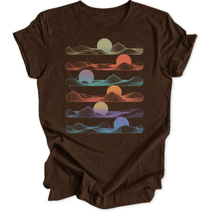 Futuristic Sunsets Unisex T-Shirt - Wild Spirit