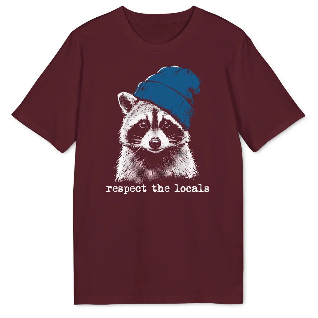 Gangster Raccoon Bio T-Shirt - Wild Spirit