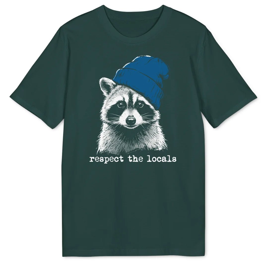Gangster Raccoon Bio T-Shirt - Wild Spirit