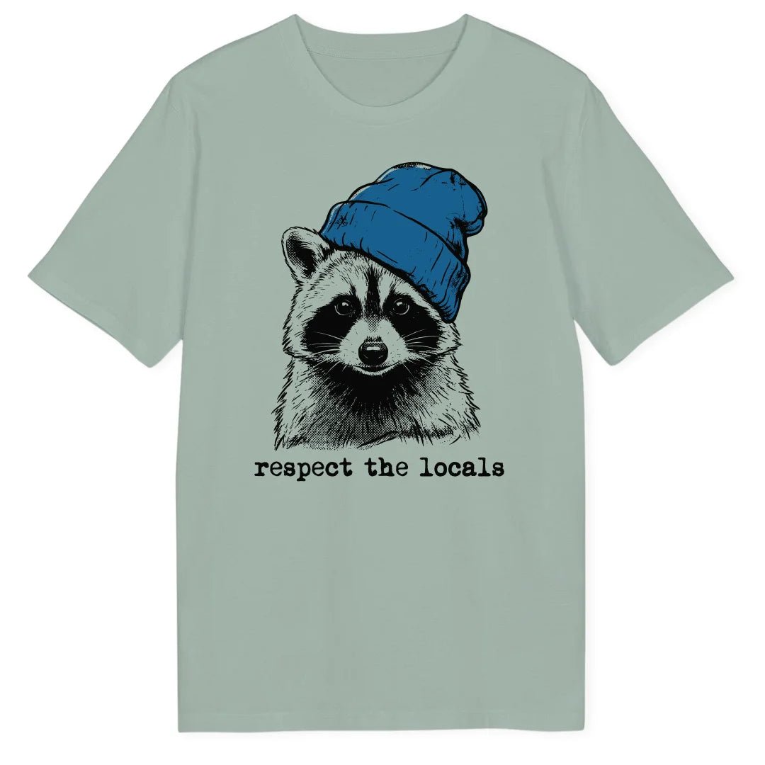Gangster Raccoon Bio T-Shirt - Wild Spirit