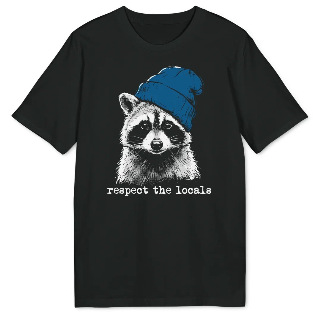 Gangster Raccoon Bio T-Shirt - Wild Spirit