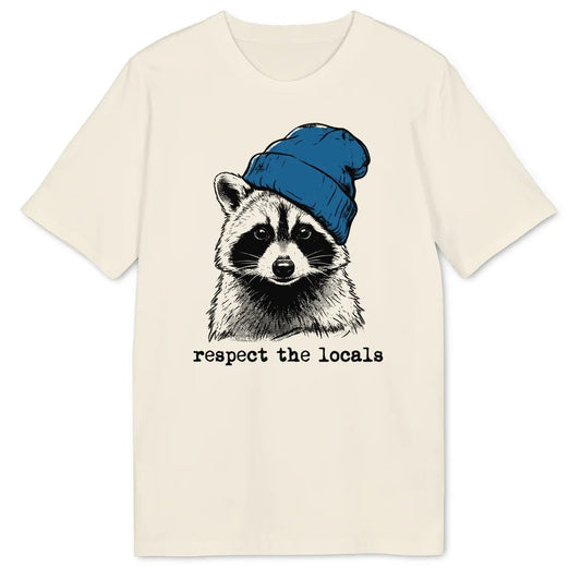 Gangster Raccoon Bio T-Shirt - Wild Spirit