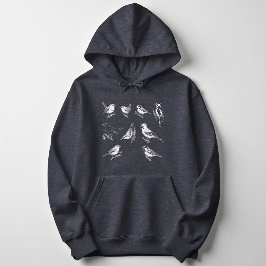 Garden Birds Unisex Hoodie - Wild Spirit