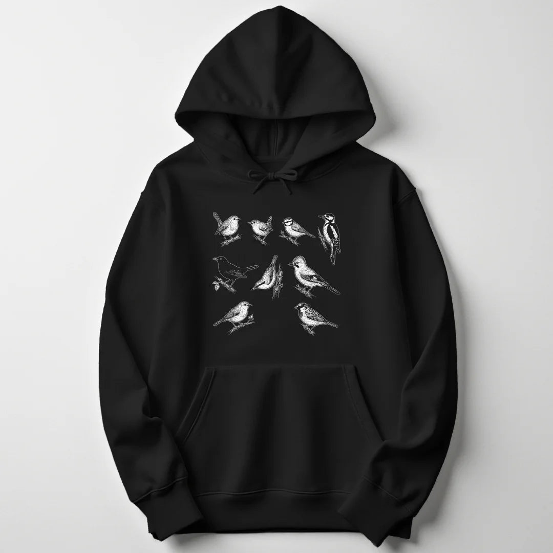 Garden Birds Unisex Hoodie - Wild Spirit
