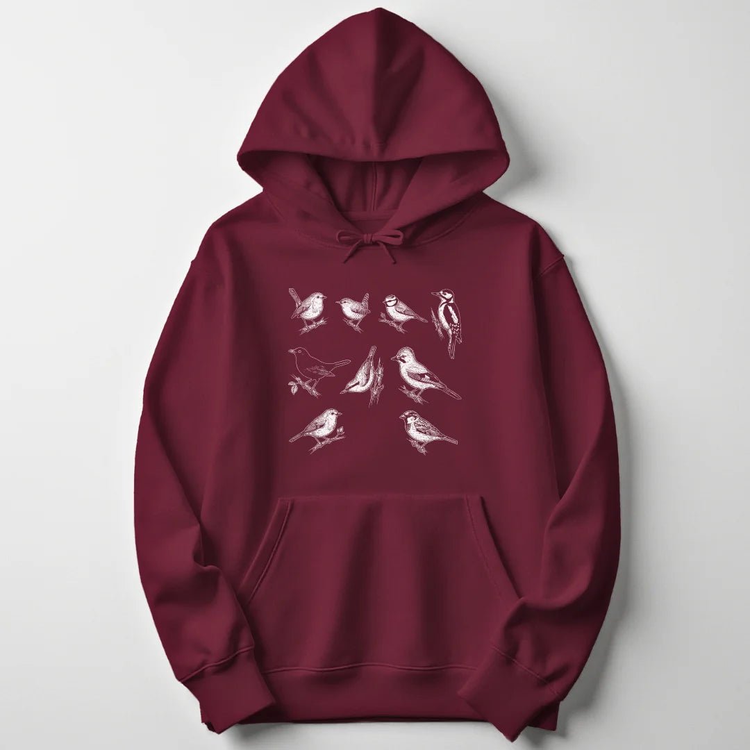 Garden Birds Unisex Hoodie - Wild Spirit