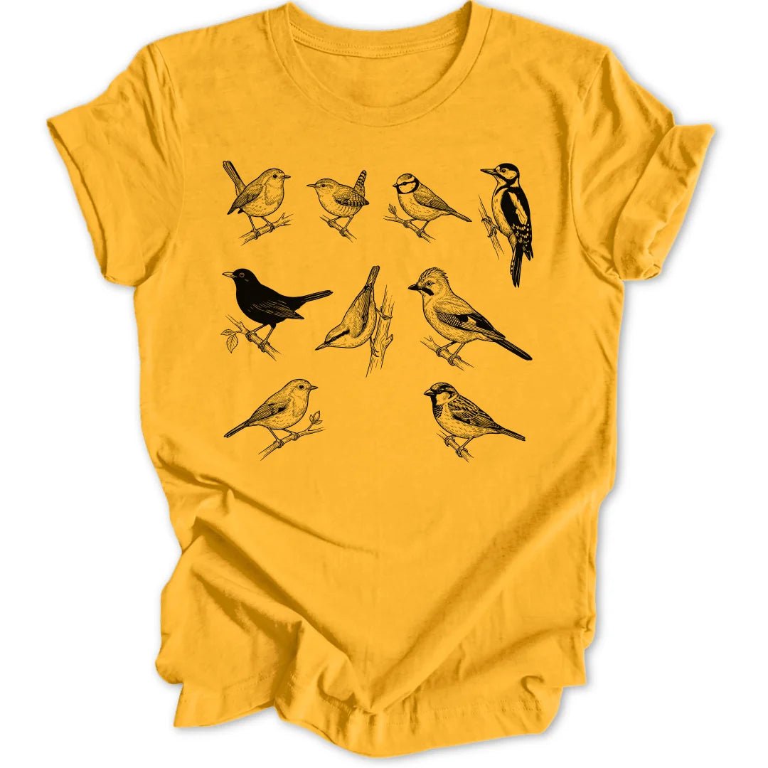 Garden Birds Unisex T-Shirt - Wild Spirit