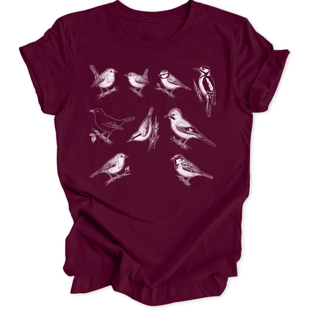 Garden Birds Unisex T-Shirt - Wild Spirit