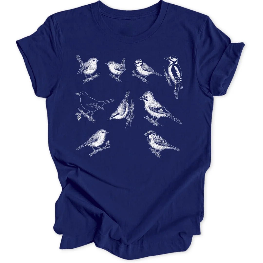 Garden Birds Unisex T-Shirt - Wild Spirit