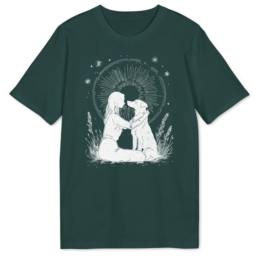 Girl With Dog Bio T-Shirt - Wild Spirit