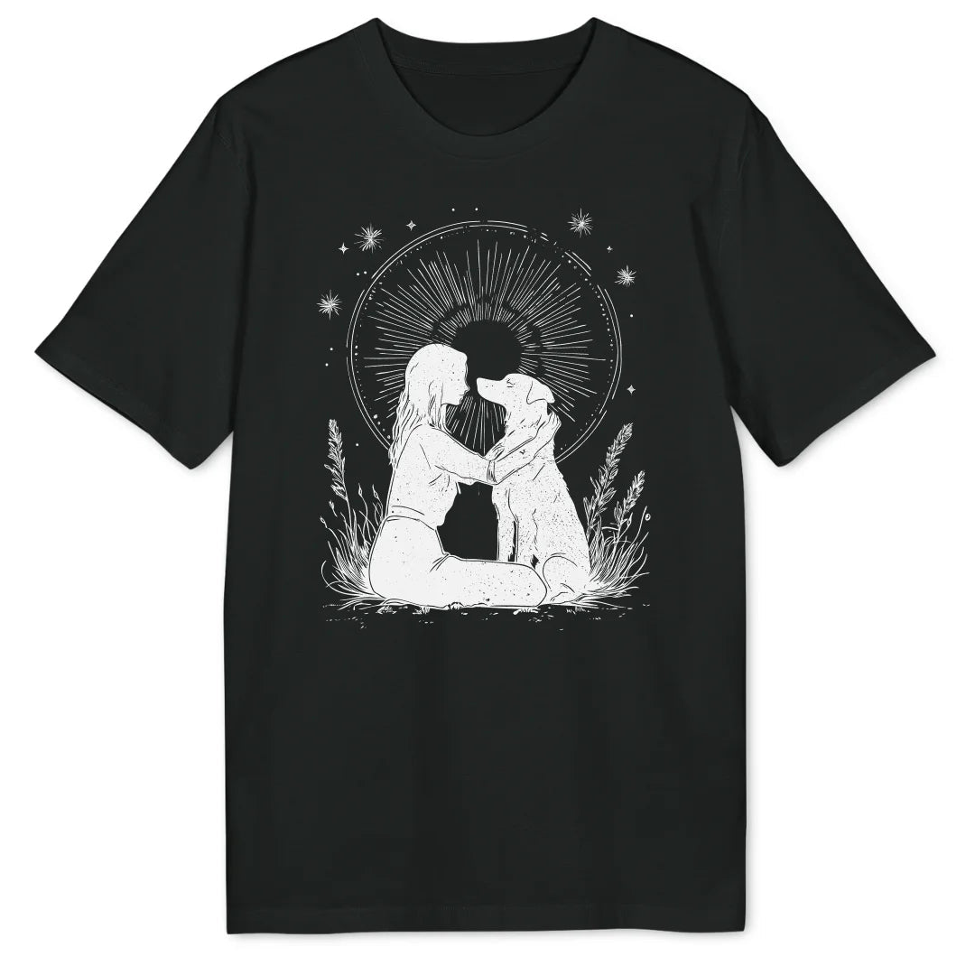 Girl With Dog Bio T-Shirt - Wild Spirit