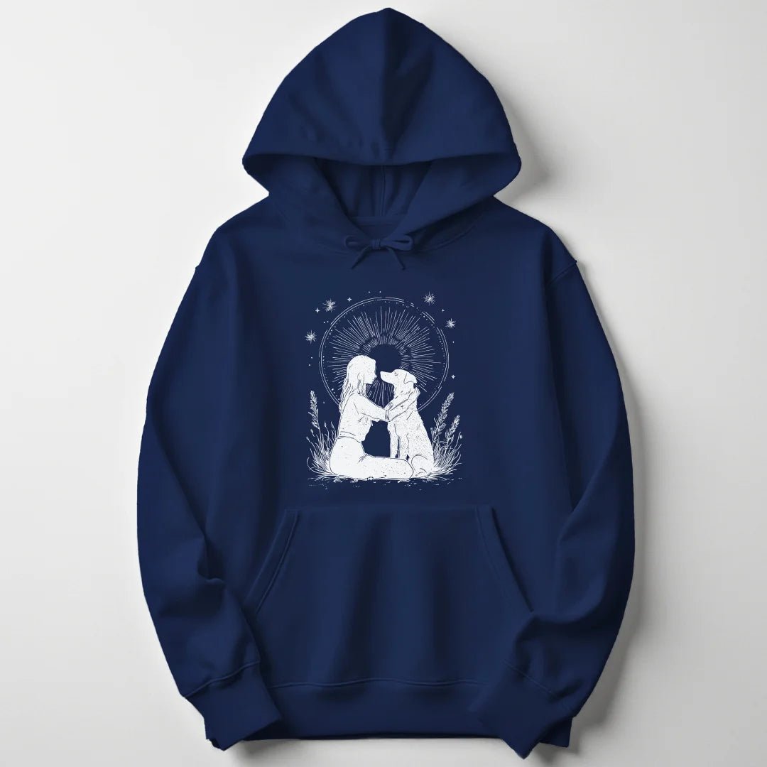 Girl With Dog Unisex Hoodie - Wild Spirit