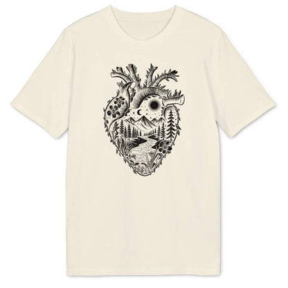 Grünes Herz Bio T-Shirt - Wild Spirit