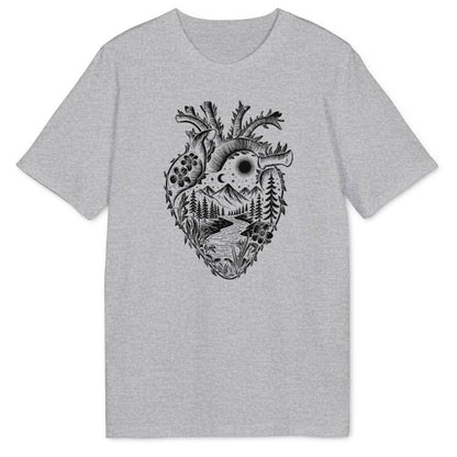 Grünes Herz Bio T-Shirt - Wild Spirit